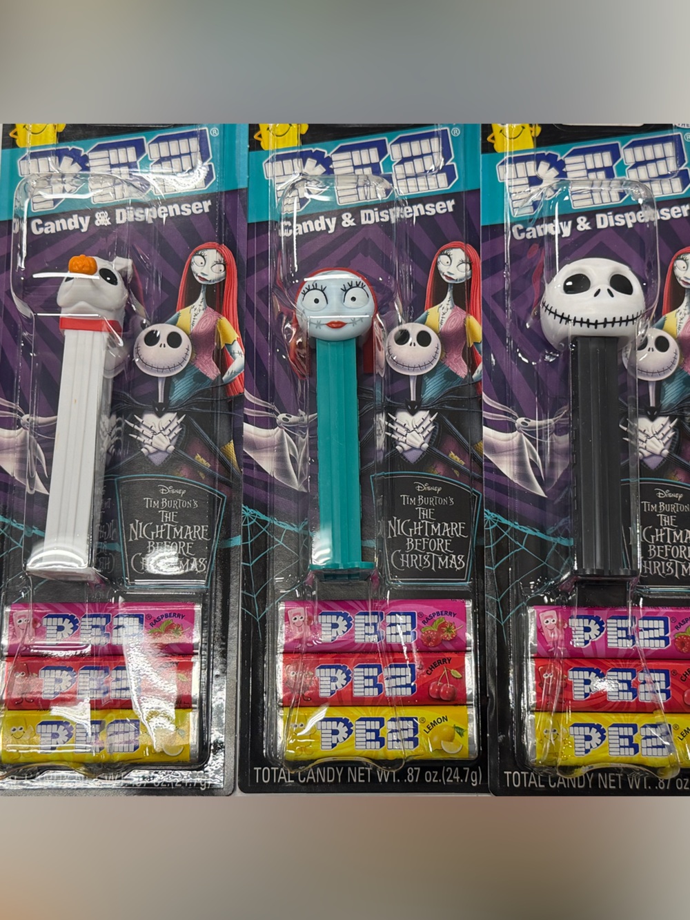 The Nightmare Before Christmas Candy Dispenser - Colors (Jack & Sally&Zero)